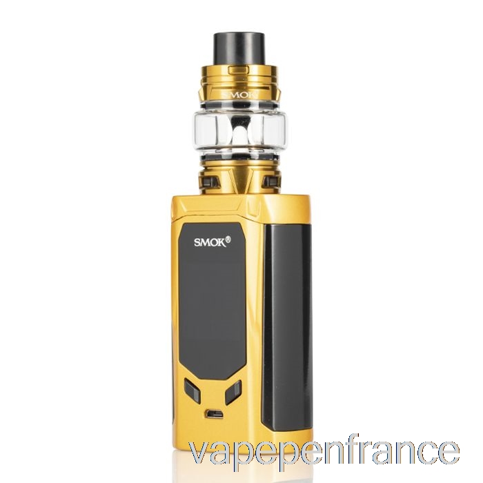 Smok R-kiss 200w & Tfv8 Baby V2 Kit De Démarrage Stylo Vape Or